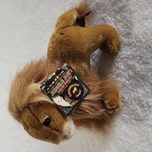 Vintage Jungle Joe's Safari Friends Longfellow The Lion New With Tags